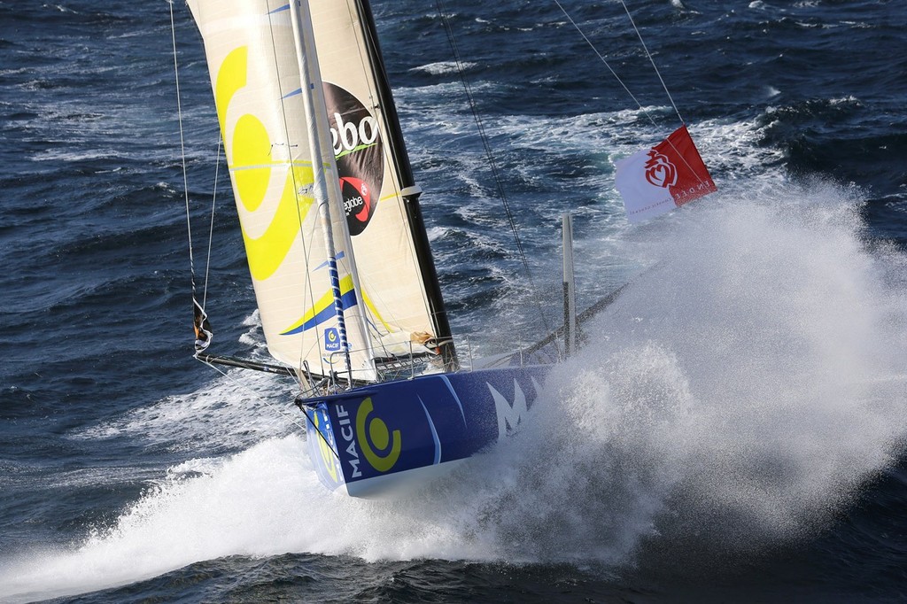 SAILING - PRE-VENDEE GLOBE 2012 - PENMARCH' (FRA) - 24/09/2012 - PHOTO JEAN-MARIE LIOT / DPPI / VENDEE GLOBE - MACIF / SKIPPER FRANCOIS GABART (FRA) photo copyright Jean-Marie Liot / DPPI / Vendée Globe http://www.vendeeglobe.org taken at  and featuring the  class