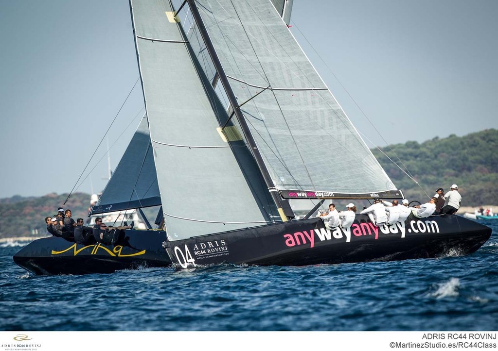 Adris RC44 World Championships 2012 - Team Nika and RUS7 match racing in Rovinj, Croatia &copy; RC44 Class/MartinezStudio.es