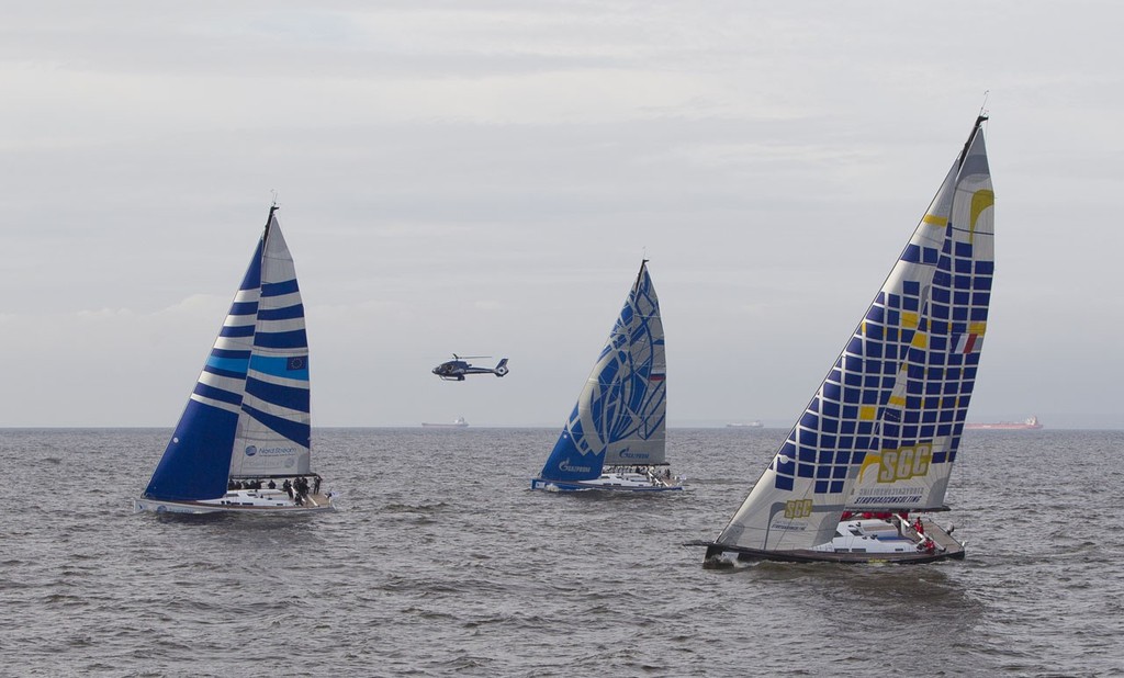 20121018 Copyright onEdition 2012©
Free for editorial use image, onEdition

The Nord Stream fleet, leaving Saint-Petersburg, at the start of the first leg of the Nord Stream Race 2012, from Saint-Petersburg to Helsinki.

The Yacht Club of Saint-Petersburg, Russia, is delighted to announce the creation of a 750 nautical mile, approximately 1400 kilometres, annual Baltic offshore race scheduled to start on October 18, 2012. The race follows the route of the Nord Stream pipeline thro photo copyright onEdition http://www.onEdition.com taken at  and featuring the  class