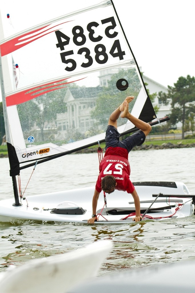 Freestyle competition at O'Pen BIC Championships - O'Pen BIC North American Championships photo copyright Nevin Sayre taken at  and featuring the  class