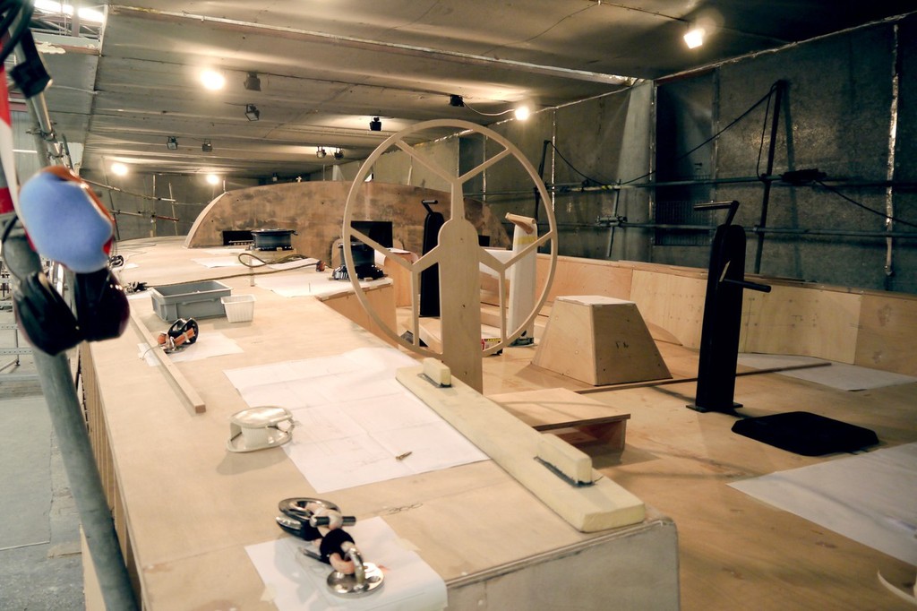 Volvo 65 deck layout takes shape © Volvo Ocean Race http://www.volvooceanrace.com