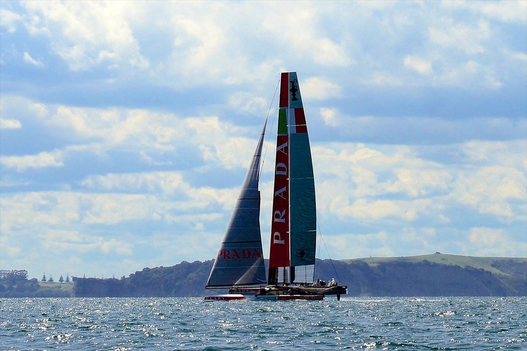 America&rsquo;s Cup - Luna Rossa Challenge November 9, 2012 photo copyright Sail-World.com/NZ  taken at  and featuring the  class