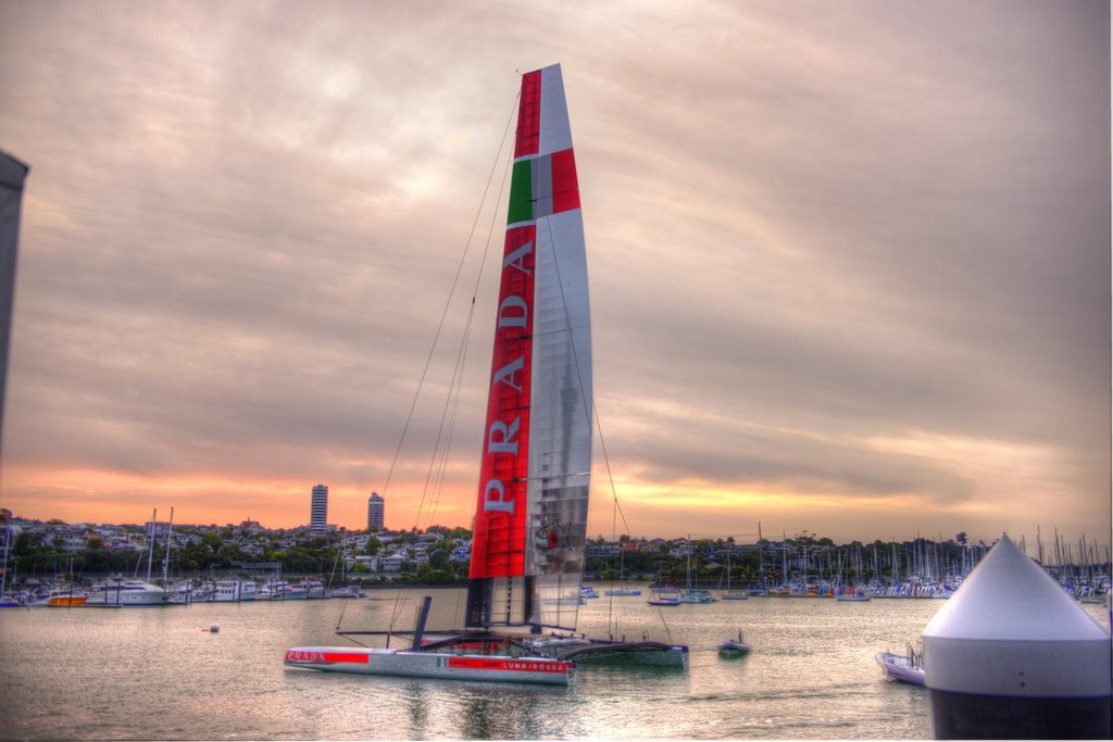 Luna Rossa November 19, 2012 Westhaven - Luna Rossa, November 19, 2012 Westhaven photo copyright Sail-World.com/NZ  taken at  and featuring the  class