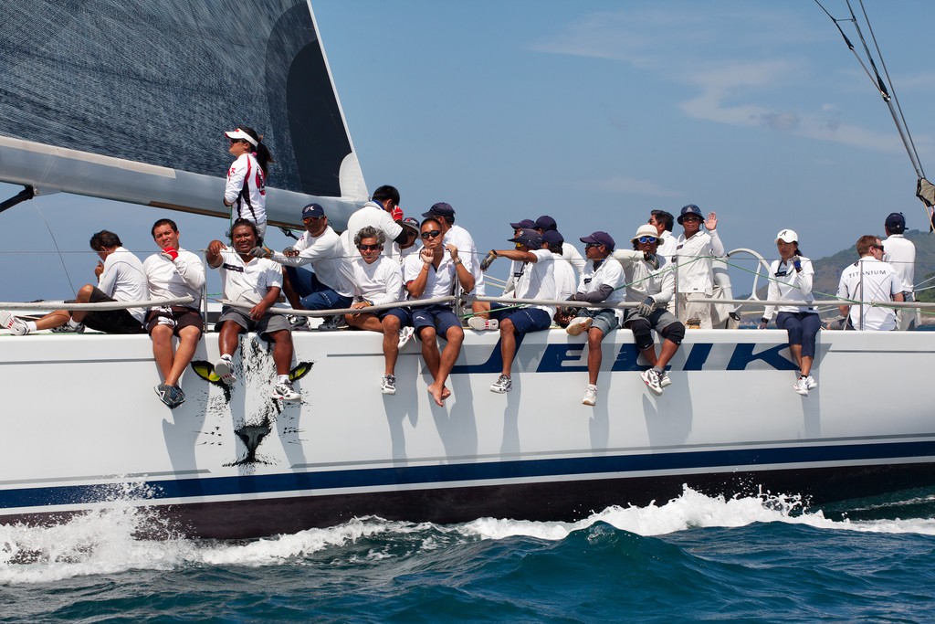 Phuket King's Cup 2012. Jelik. photo copyright Guy Nowell taken at  and featuring the  class
