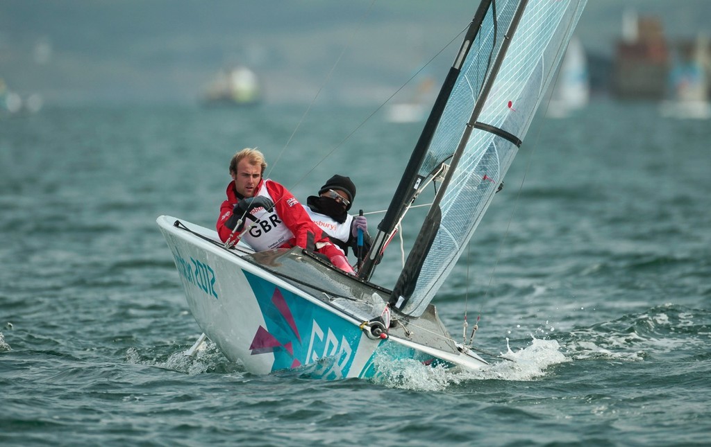 20120109 Copyright onEdition 2012©
Free for editorial use image, please credit: onEdition

Alexandra Rickham and Niki Birrell (GBR), competing today (01.09.2012), in the Two-Person Keelboat (Skud) event in The London 2012 Paralympic Sailing Competition.

Taking place from 1 September to 6 September, three gold medals will be up for grabs by the 80 competitors: in the Single-Person Keelboat, Two-Person Keelboat and Three-Person Keelboat. Athletes will compete to master the ever-changing condition photo copyright onEdition http://www.onEdition.com taken at  and featuring the  class