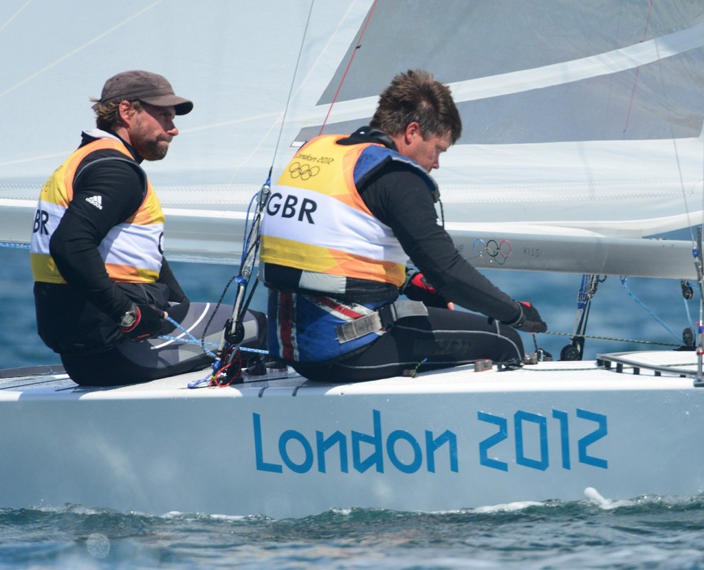 Percy and Simpson - close but a silver cigar - 2012 London Olympics - Weymouth  Day 7 photo copyright Sail-World.com http://www.sail-world.com taken at  and featuring the  class