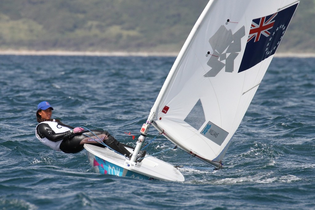 July 30, 2012 Weymouth, England - Helema Williams (Cook Islands) photo copyright Richard Gladwell www.photosport.co.nz taken at  and featuring the  class