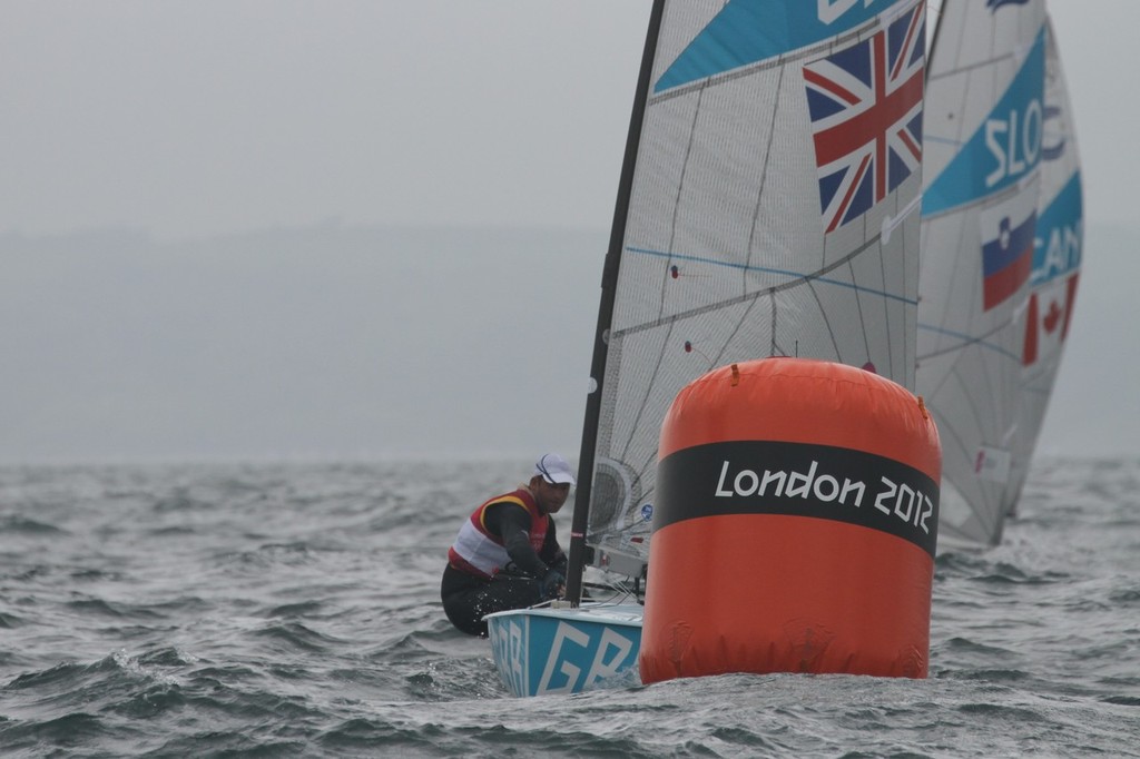 July 31, 2012  Mens Finn - Ben Ainslie Mark 1  © Richard Gladwell www.photosport.co.nz