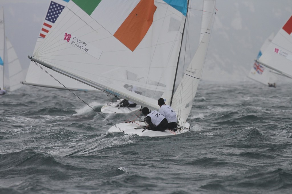 July 31, 2012  Mens Two Handed Keelboat - Peter O’Leary David Burrows (IRL) © Richard Gladwell www.photosport.co.nz