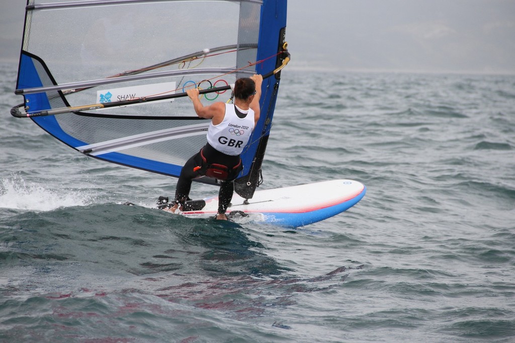 July 31, 2012  Mens Windsurfer Nick Dempsey (GBR) photo copyright Richard Gladwell www.photosport.co.nz taken at  and featuring the  class