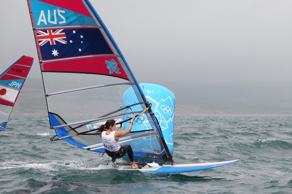 July 31, 2012 Womens Windsurfer Jessica Crisp (AUS) photo copyright Richard Gladwell www.photosport.co.nz taken at  and featuring the  class