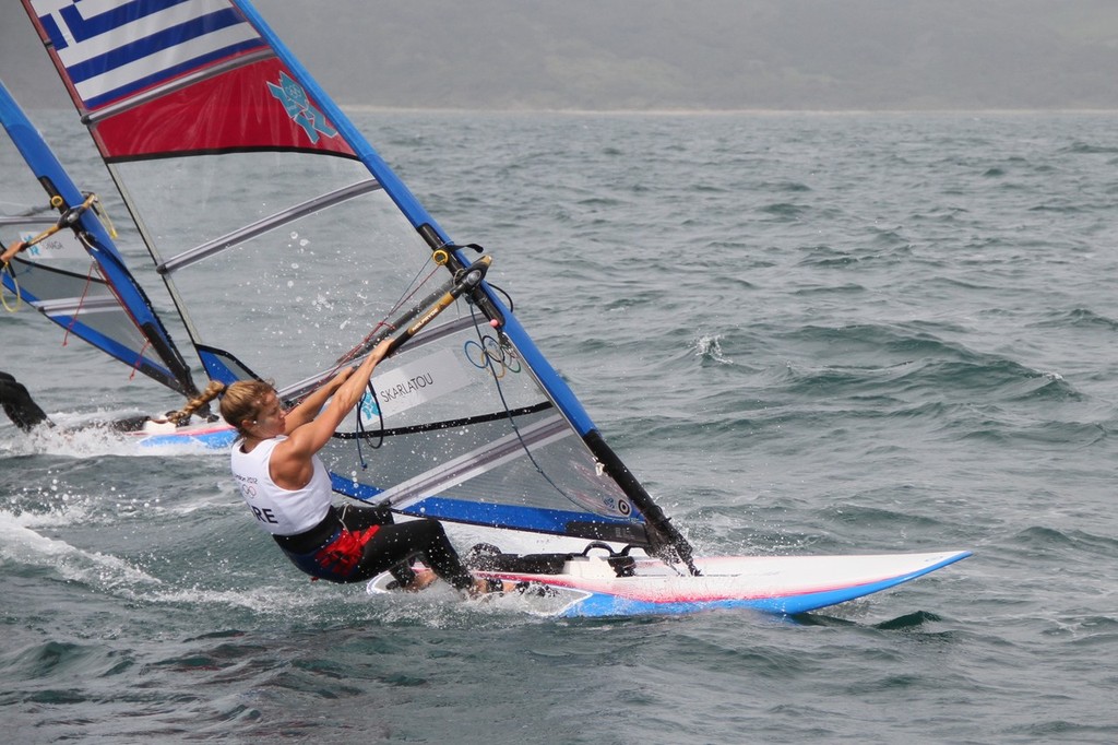 July 31, 2012  Womens Windsurfer Gelly Skarlatou (GRE) © Richard Gladwell www.photosport.co.nz