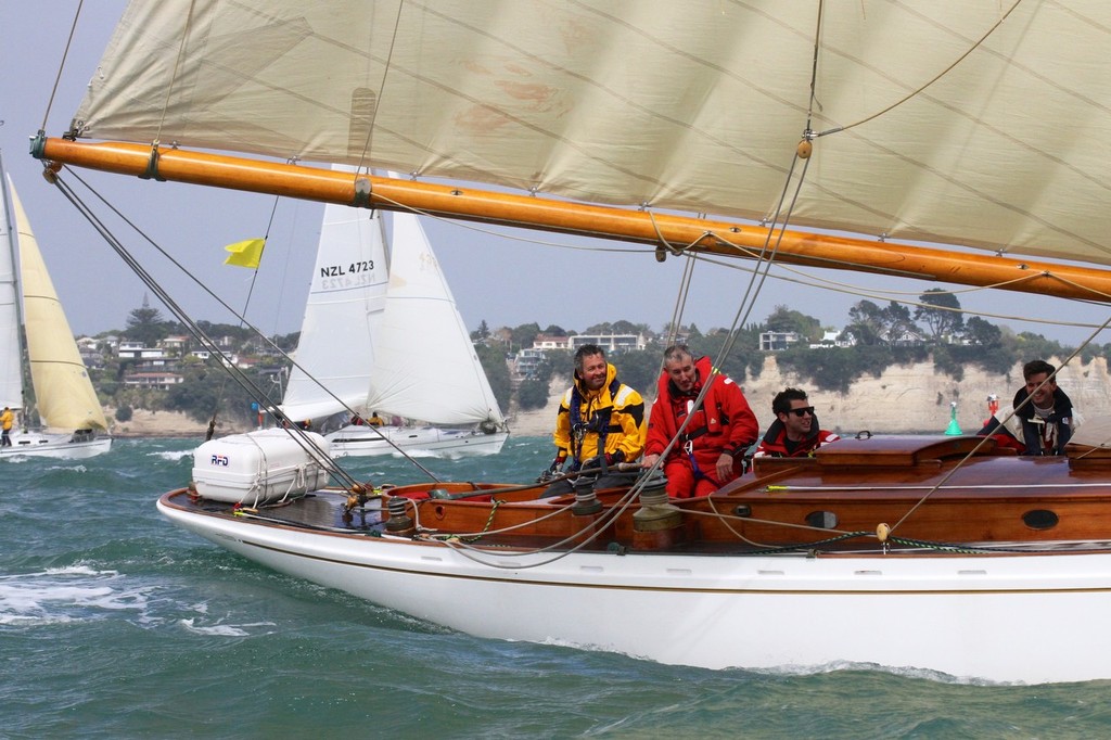 2012 Coastal Classic Start -Classic yacht Tawera photo copyright Richard Gladwell www.photosport.co.nz taken at  and featuring the  class