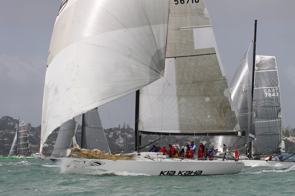 TP52 Kia Kaha after the start of the 2012 Coastal Classic © Richard Gladwell www.photosport.co.nz