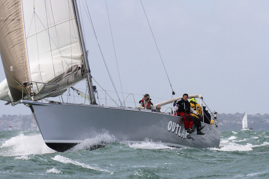 Ross 42 Outlaw after the start of the 2012 Coastal Classic photo copyright Richard Gladwell www.photosport.co.nz taken at  and featuring the  class