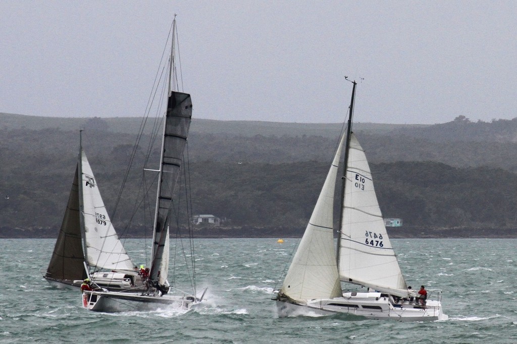 Taeping crosses  - RNZYS Winter Series - Final Race September 15, 2012 photo copyright Richard Gladwell www.photosport.co.nz taken at  and featuring the  class