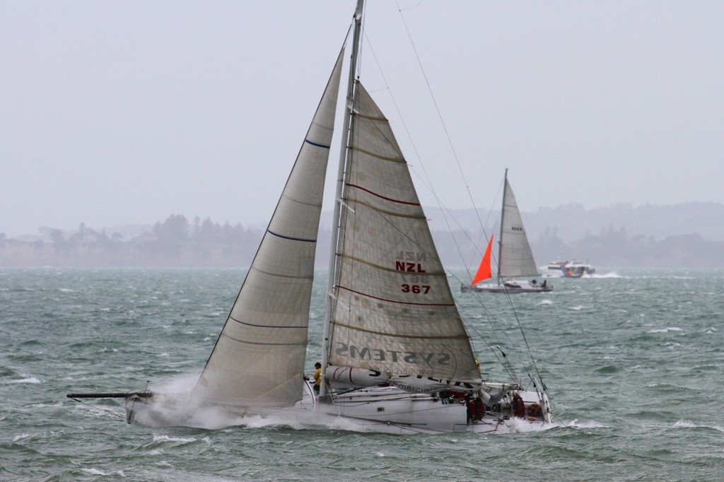 Systems cops a big one - RNZYS Winter Series - Final Race September 15, 2012 photo copyright Richard Gladwell www.photosport.co.nz taken at  and featuring the  class