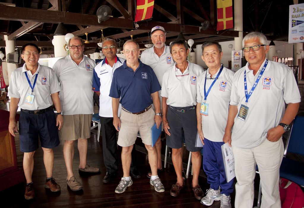 Raja Muda Selangor International Regatta 2012 - the Great and the Good. Jury. RO. Regatta Director. © Guy Nowell / RMSIR