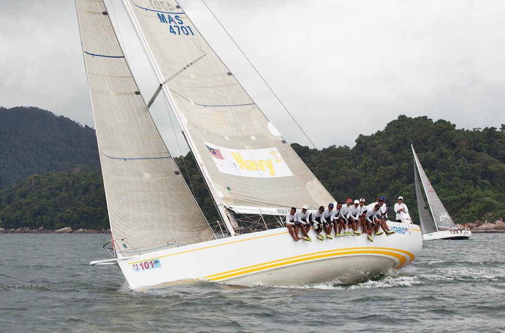 Raja Muda Selangor International Regatta 2012 - Utarid. The Navy’s here! © Guy Nowell / RMSIR