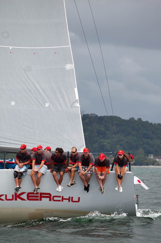 Raja Muda Selangor International Regatta 2012 - KukuKERchu, looking good on the quarter hiking photo copyright Guy Nowell / RMSIR taken at  and featuring the  class