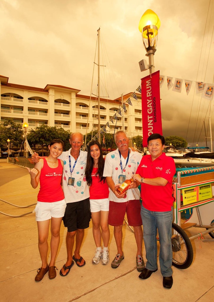 Raja Muda Selangor International Regatta 2012 - Penang Rickshaw Races - Senior Citizens Winners © Guy Nowell / RMSIR