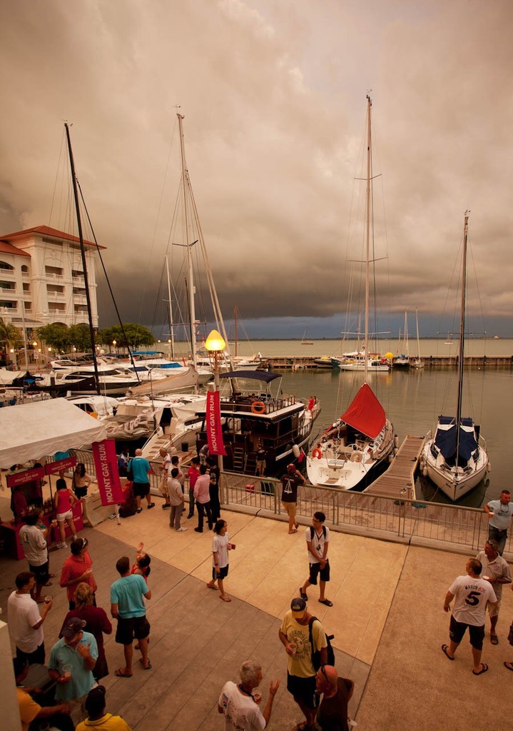 Raja Muda Selangor International Regatta 2012 - Penang Rickshaw Races - and then the storm blew in... © Guy Nowell / RMSIR