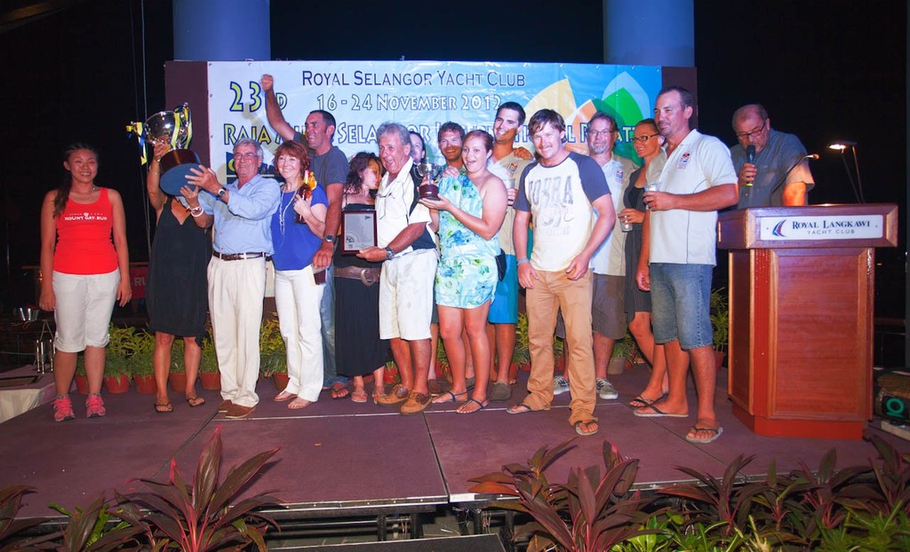 Raja Muda Selangor International Regatta 2012 - Australian Maid, winners of the Jugra Cup (Premier Cruising) © Guy Nowell / RMSIR