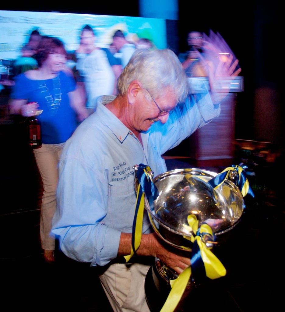 Raja Muda Selangor International Regatta 2012 - Dr John Wardill makes off with the Jugra Cup (Premier Cruising <br />
 © Guy Nowell / RMSIR