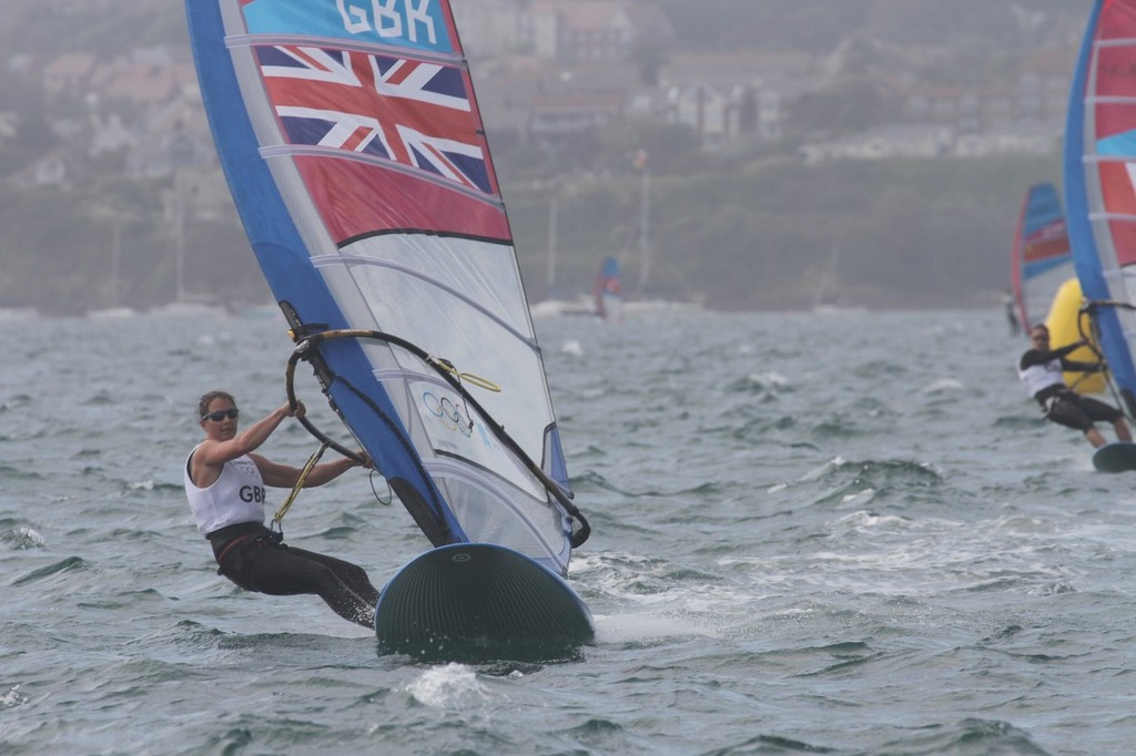 August 1, 2012 - Weymouth, England - RS:X Women Brony Shaw (GBR) photo copyright Richard Gladwell www.photosport.co.nz taken at  and featuring the  class