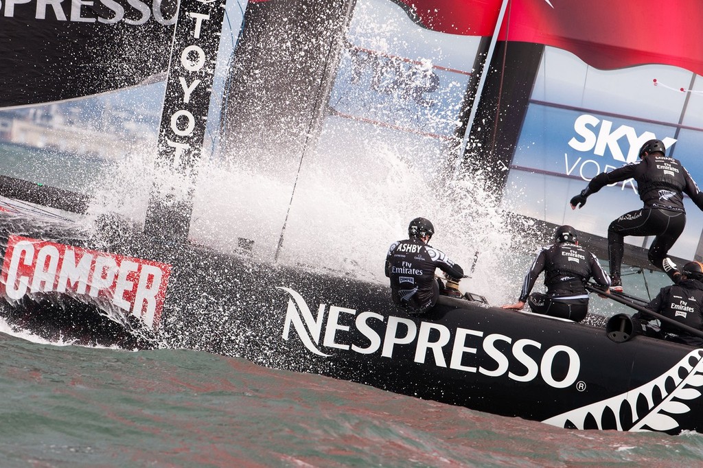San Francisco (USA,CA), 34th America’s Cup, America’s Cup World Series  San Francisco 2012 Event One, Open Training day 5 © ACEA - Photo Gilles Martin-Raget http://photo.americascup.com/