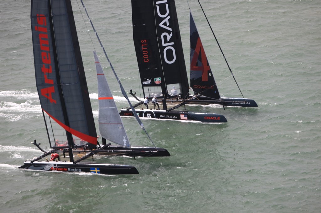 21/08/2012,San Francisco(USA,CA), 34th America's Cup, America's Cup World Series San Francisco 2012 August, Official Training photo copyright ACEA - Photo Gilles Martin-Raget http://photo.americascup.com/ taken at  and featuring the  class