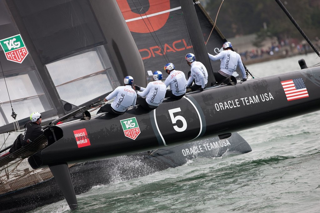 23/08/2012, San Francisco (USA,CA), 34th America's Cup, America's Cup World Series  San Francisco 2012 August, Race Day 2 photo copyright ACEA - Photo Gilles Martin-Raget http://photo.americascup.com/ taken at  and featuring the  class