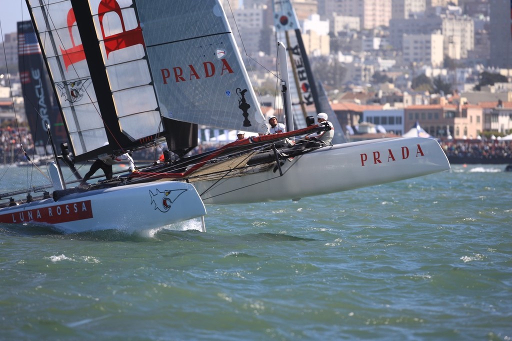 Luna Rossa - America’s Cup World Series San Francisco 2012 August, Race Day 3 © ACEA - Photo Gilles Martin-Raget http://photo.americascup.com/