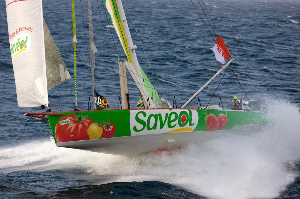 Sam Davies, Saveol<br />
 © Jean-Marie Liot / DPPI / Vendée Globe http://www.vendeeglobe.org