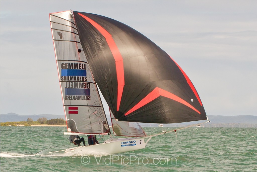 SKIFFS NAT 13 PETE-5185-138sml - 12ft Skiff Interdominions - Race 1 photo copyright Sue Debrosses taken at  and featuring the  class