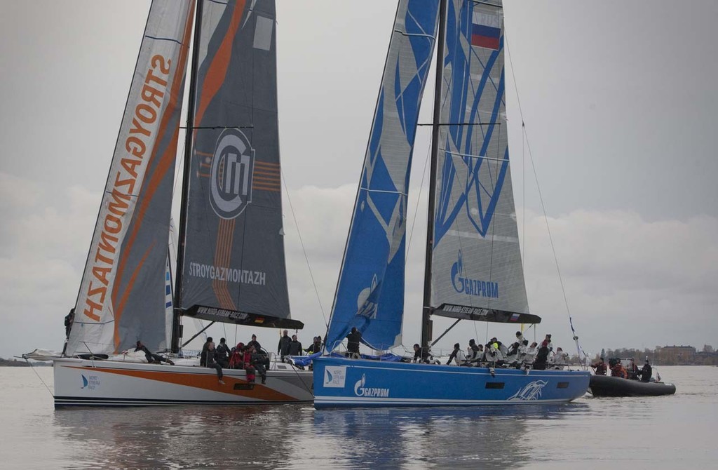 Team Germany v. Team Russia in the Final - 2012 Nord Stream Race photo copyright onEdition http://www.onEdition.com taken at  and featuring the  class