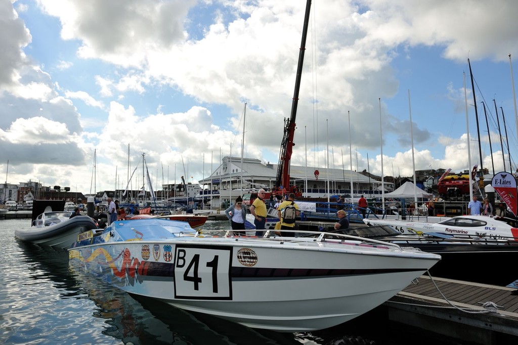 The Race Pits - Cowes Yacht Haven 2011 - British Powerboat Festival 2011 photo copyright Chris Davies / powerboatpix.co.uk http://www.powerboatpix.co.uk taken at  and featuring the  class