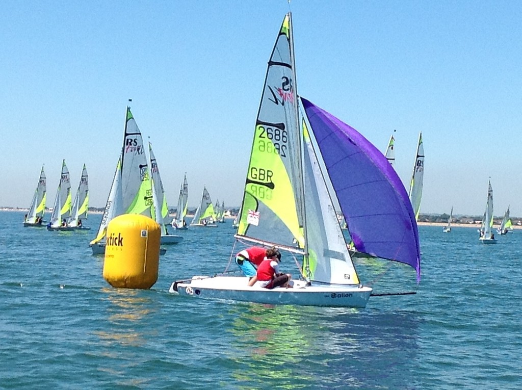 RS Feva World Championships 2012. Photo: Bill Tucker photo copyright Golly Tucker taken at  and featuring the  class