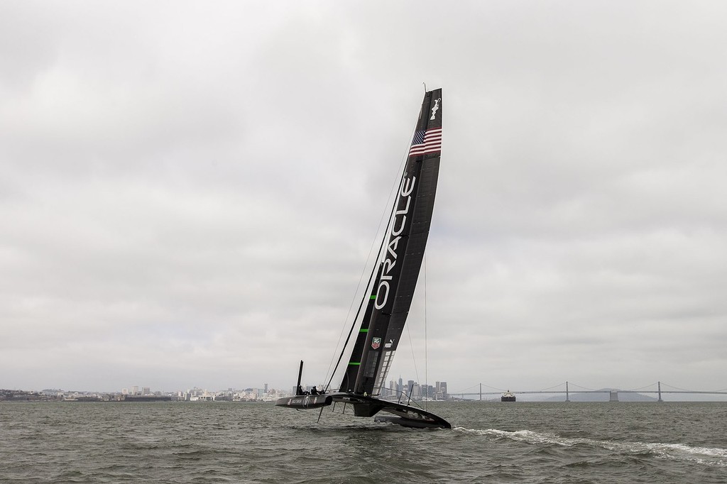 AC72 First Sail / ORACLE TEAM USA / San Francisco (USA)  © Oracle Team USA http://www.oracleteamusa.com