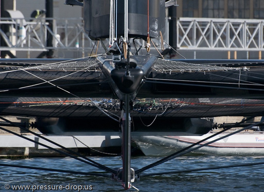 Artemis Racing, AC72 christening and launch, San Francisco November 3, 2012 © Erik Simonson www.pressure-drop.us http://www.pressure-drop.us