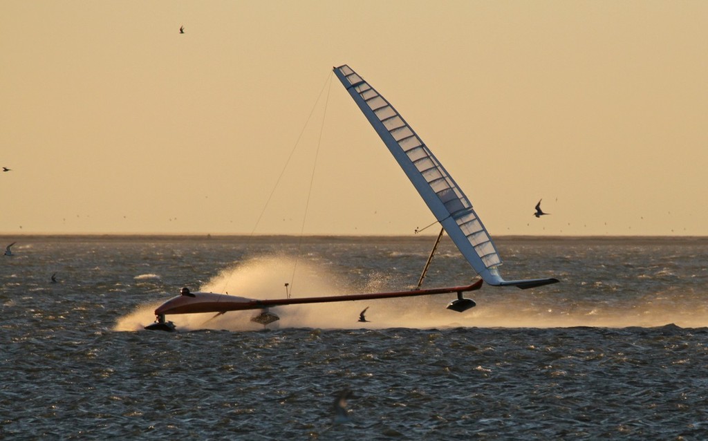 Vestas Sailrocket 2 photo copyright  Helena Darvelid/VestasSailrocket http://www.sailrocket.com/ taken at  and featuring the  class