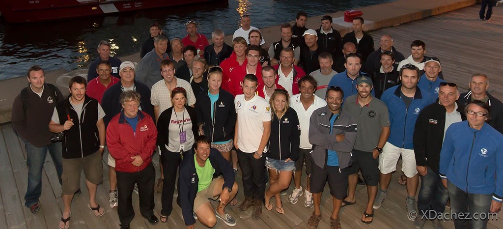 Transat Québec Saint Malo 2012 - Skippers and crews &copy; Xavier Dachez / VIQ http://www.xdachez.com