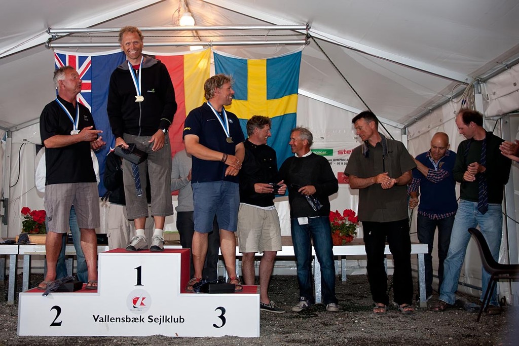 OK Dinghy Worlds podium - OK Dinghy World Championship 2012 © International OK Dinghy Association - copyright http://www.okdia.org/