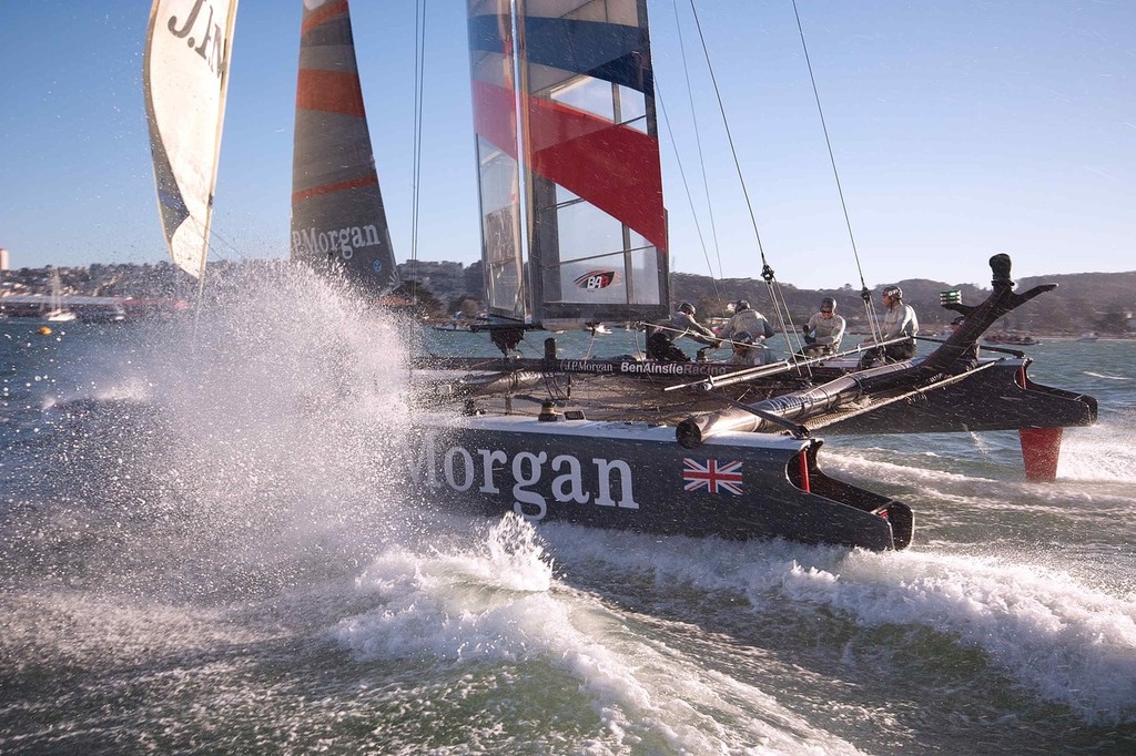 Ben Ainslie's rapid climb to the top of the fleet has been the surprise of the ACWS - ACWS San Francisco photo copyright Chuck Lantz http://www.ChuckLantz.com taken at  and featuring the  class