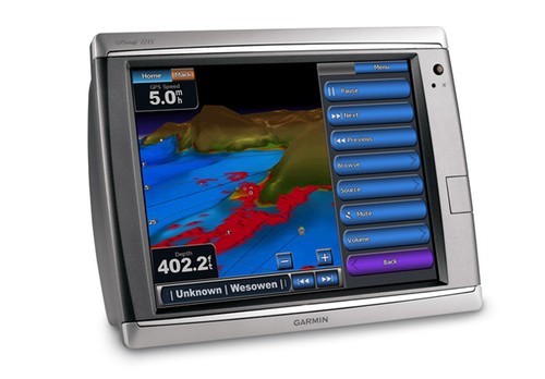 FUSION-Link on Garmin GPSmap 7000 © Andrew Golden/Rushton Gregory Communications