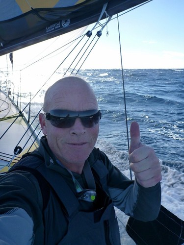 Gamesa skipper Mike Golding (GBR) &copy; Mike Golding Yacht Racing http://www.mikegolding.com