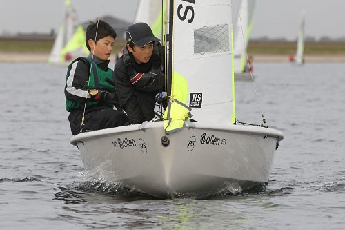 Robbie and Alex King - 2012 Crewsaver RS Feva EOS Championship © Peter Newton /digitalimagesuk