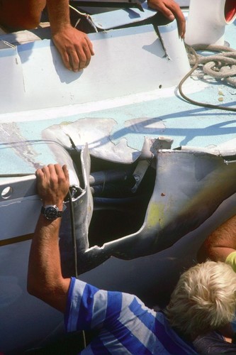 The damage - Kialoa US-1: Dare to Win © SW