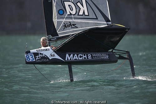 Zhik Nautica Moth Worlds day 4 - Andrew McDougall(AUS3900) © Th Martinez.com http://www.thmartinez.com