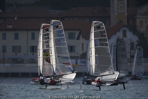 Zhik Nautica Moth Worlds day 4 start © Th Martinez.com http://www.thmartinez.com